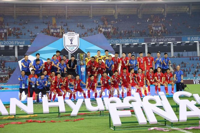 ĐT Việt Nam bảo toàn ngôi vô địch ASEAN Cup. (Ảnh: Quang Tiến)
