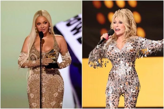 Ca sĩ Beyoncé bày tỏ: "Bà Dolly Parton đã dạy nhiều người làm sao để được là chính mình theo cách riêng biệt nhất. Tôi biết ơn nghệ thuật, trái tim, lòng hào phóng, khiếu hài hước và tinh thần kinh doanh của bà. Tôi cảm thấy vô cùng vinh dự khi có cơ hội được làm việc cùng bà và sẽ trân trọng điều đó mãi mãi. Cảm ơn bà vì những ảnh hưởng sâu sắc đã tạo nên cho thế giới. Bà là một thiên thần, người đã khiến cuộc đời này trở nên hạnh phúc hơn bằng nghệ thuật đầy niềm vui của mình. Bà thực sự là một người "có một không hai" (Ảnh: Variety).
