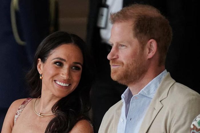 Hoàng tử Harry và Meghan tại Colombia ngày 15/8/2024. Ảnh: Reuters.