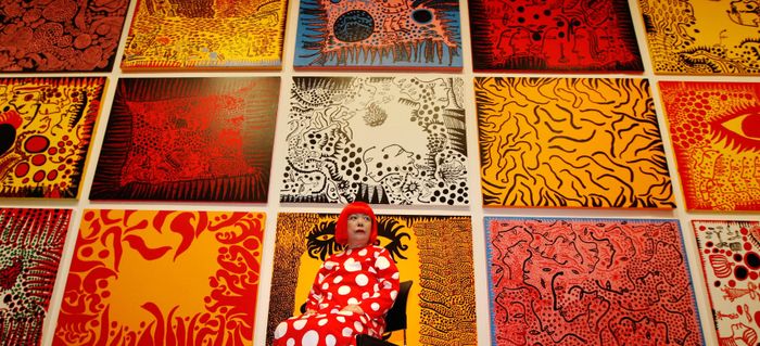  Kusama bắt đầu trải qua những ảo giác từ khi còn nhỏ và sau này đưa chúng vào các tác phẩm như một cách vượt qua nỗi sợ. Ảnh: Luke MacGregor/Reuters.
