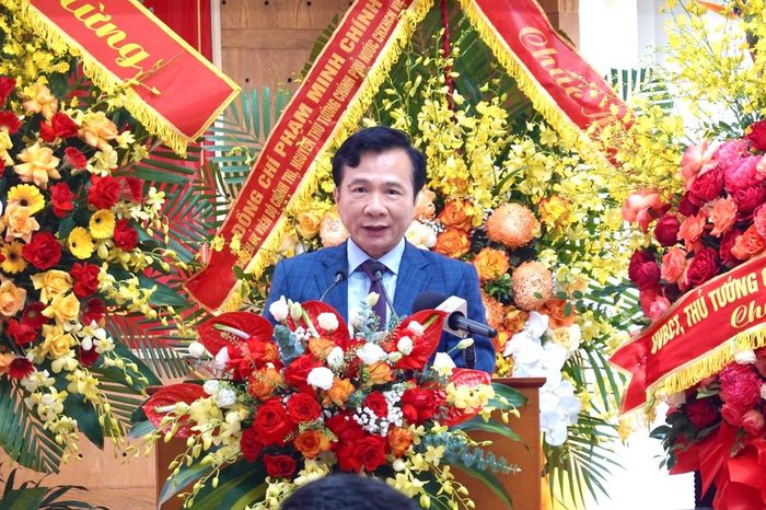  Ông Nguyễn Hoàng Anh, Phó chủ nhiệm Văn phòng Chủ tịch nước phát biểu tại buổi Lễ. Ảnh: Phan Chi.