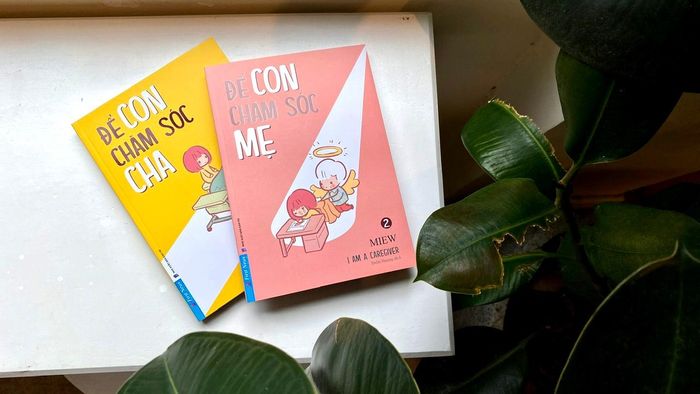 Bộ sách “Để con chăm sóc cha” và “Để con chăm sóc mẹ” của Miew.