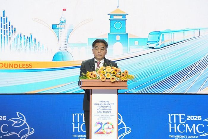 Phó Chủ tịch Thường trực UBND TP.HCM Nguyễn Lộc Hà phát biểu tại sự kiện