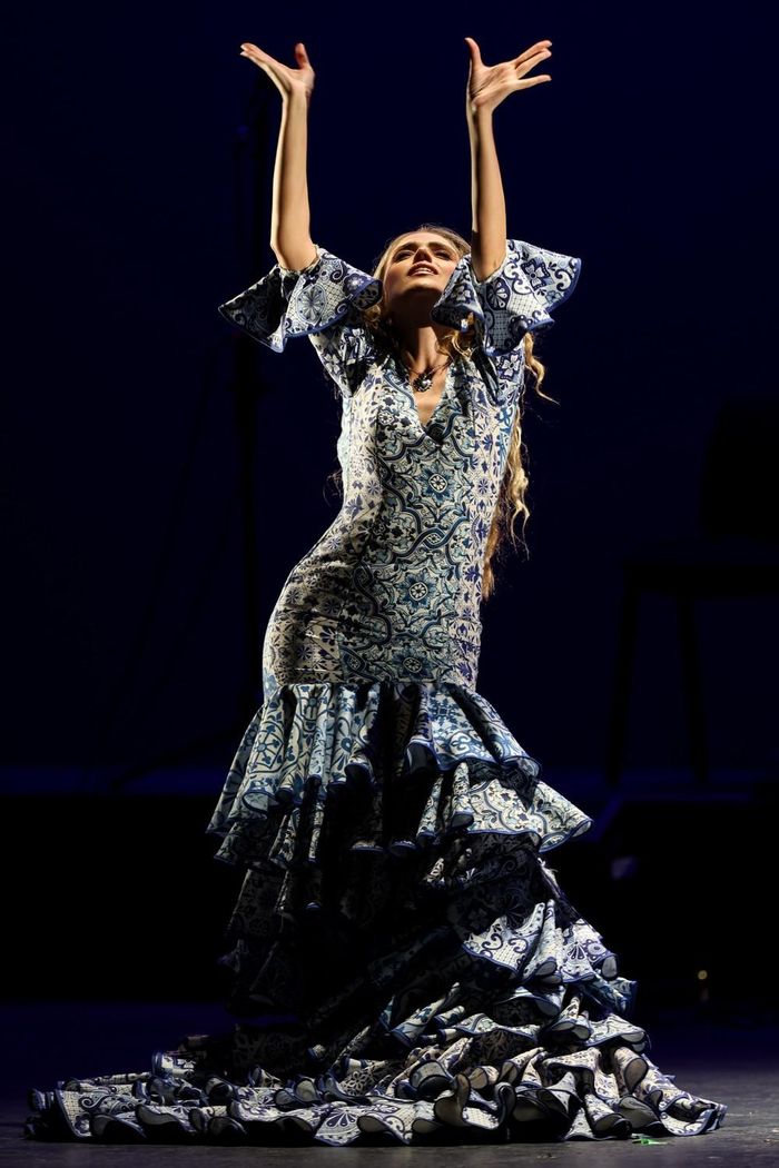 Nghệ sĩ biểu diễn tại đêm bế mạc Lễ hội Flamenco quốc tế tại thủ đô Mexico City, Mexico. Ảnh: THX/TTXVN phát