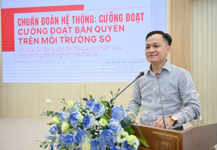 Ông Phạm Văn Tài, Phó Trưởng Ban Phóng viên, Tạp chí Sở hữu Trí tuệ và Sáng tạo, chia sẻ cần một nền tảng trung gian, khắc phục dần tình trạng: từng tác giả, doanh nghiệp, tổ chức quyền và cơ quan quản lý tự làm một hệ thống riêng.