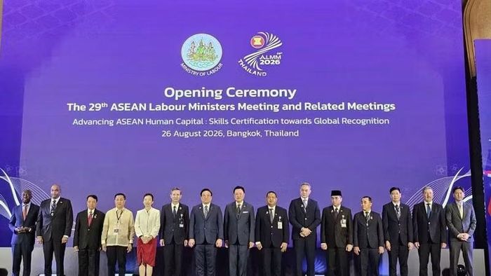 Lễ khai mạc Hội nghị Bộ trưởng Lao động ASEAN lần thứ 29. (Ảnh: CTV)
