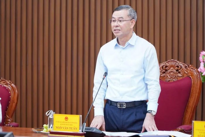 Đồng chí Ngô Văn Tuấn, Ủy viên Ban Chấp hành Trung ương Đảng, Bộ trưởng Tài chính.