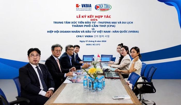 Các đại biểu tham dự Lễ ký kết. (Ảnh: Hiệp hội Doanh nhân và Đầu tư Việt Nam-Hàn Quốc cung cấp)