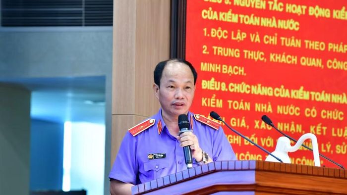 Ông Phạm Văn Dũng, Phó Vụ trưởng Vụ Công tố và kiểm sát điều tra án kinh tế, tham nhũng, Viện Kiểm sát nhân dân tối cao. (Ảnh: Hồng Anh)