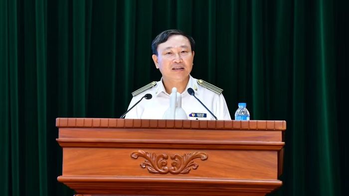 Kiểm toán trưởng Kiểm toán nhà nước khu vực VI Ngô Minh Kiểm. (Ảnh: Hồng Anh)