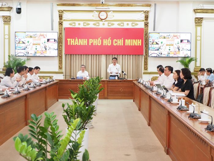 Điểm cầu trực tuyến tại TPHCM tham dự Hội nghị tổng kết năm học 2025-2026 và triển khai nhiệm vụ năm học 2026-2027 do Bộ GD-ĐT tổ chức