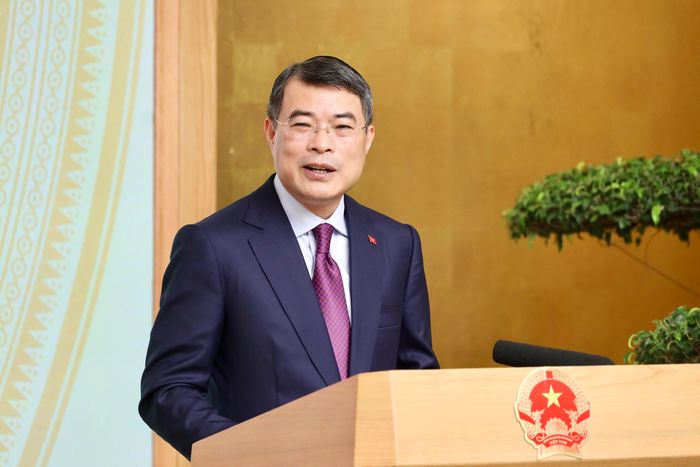 Thủ tướng Lê Minh Hưng phát biểu tại hội nghị. Ảnh: ĐÌNH TUỆ