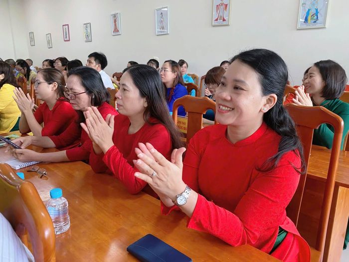  Các đại biểu dự hội nghị tổng kết năm học 2025-2026 phường Phước Thắng. 