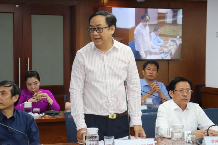  Trưởng Phòng Kinh tế số - Xã hội số (Sở KH-CN TPHCM) Lý Minh Tuân thông tin tại họp báo 