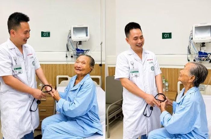 Bệnh nhân hồi phục sau can thiệp - Ảnh BVCC