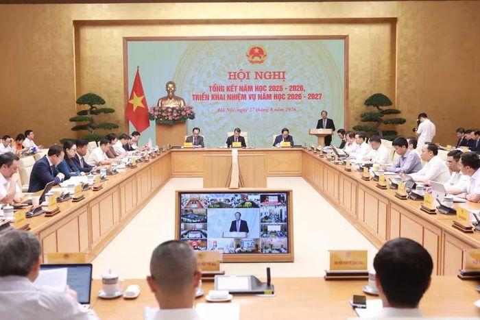 Thủ tướng Lê Minh Hưng chủ trì Hội nghị.
