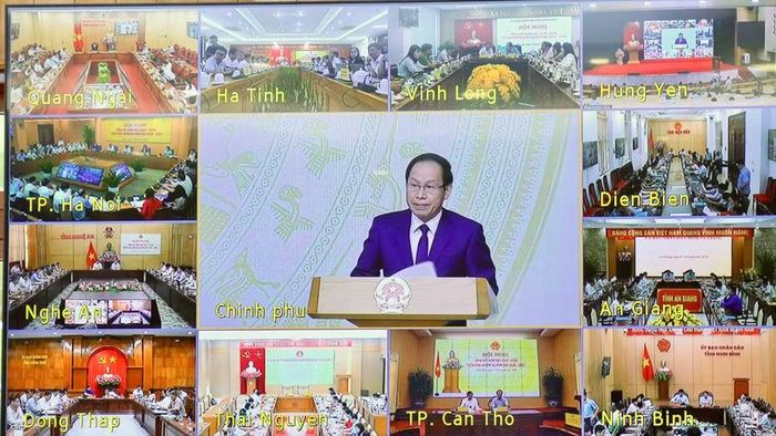 Các điểm cầu trực tuyến tham gia Hội nghị tổng kết năm học 2025-2026, triển khai nhiệm vụ năm học 2026-2027 của ngành Giáo dục.
