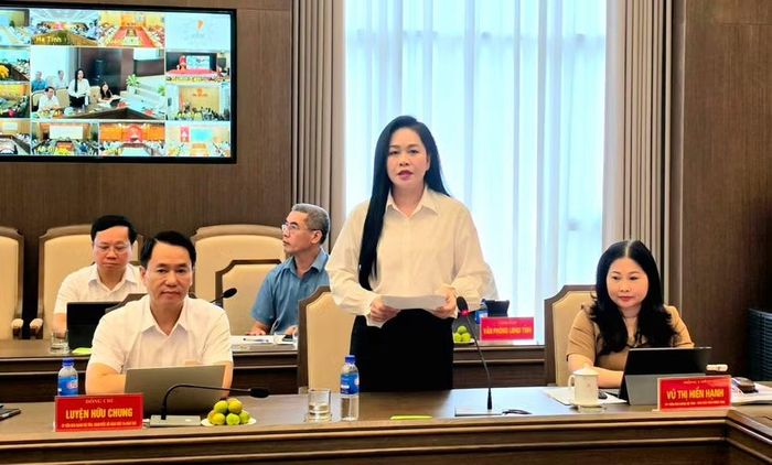Đại biểu tỉnh Lào Cai phát biểu.