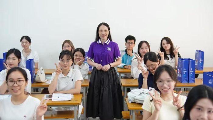 Tân sinh viên Trường Đại học Ngoại ngữ, Đại học Quốc gia Hà Nội. Ảnh: VNU