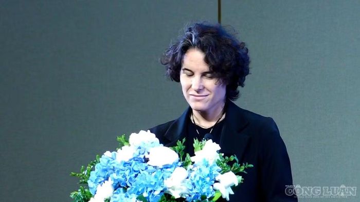 Bà Francesca Nardini, Phó trưởng Đại diện Thường trú Chương trình Phát triển Liên Hợp Quốc (UNDP) tại Việt Nam. Ảnh: Khánh Dương.