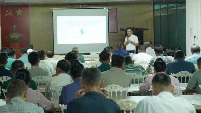 Các lớp tập huấn cho người có uy tín mà tỉnh Cao Bằng tổ chức - Ảnh: Vi Thịnh.