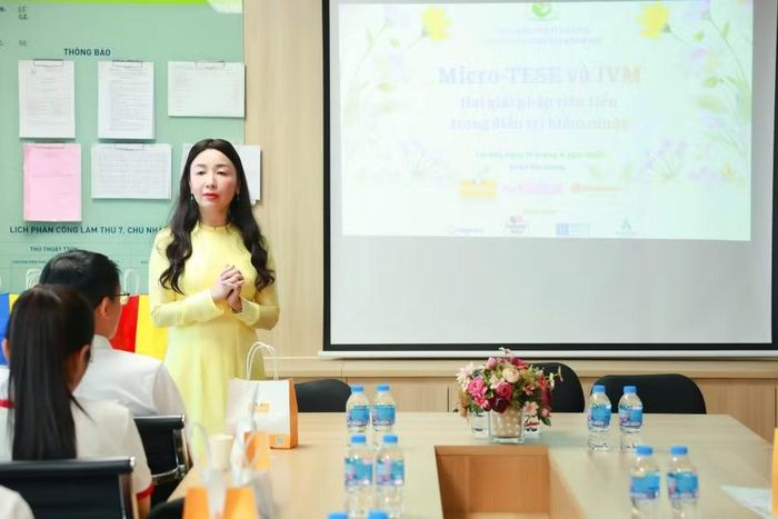 ThS. BSCKII Nguyễn Thị Mỹ Dung, Trưởng Khoa Hỗ trợ sinh sản và Nam học - Ảnh: Bệnh viện Phụ sản Hà Nội.