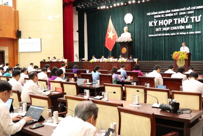 Quang cảnh Kỳ họp thứ 4. Ảnh: Ngô Tùng
