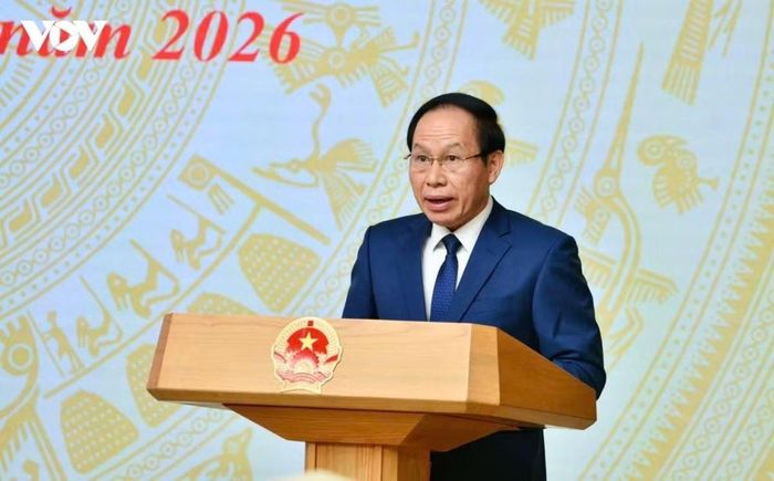 Phó Thủ tướng Lê Tiến Châu phát biểu.