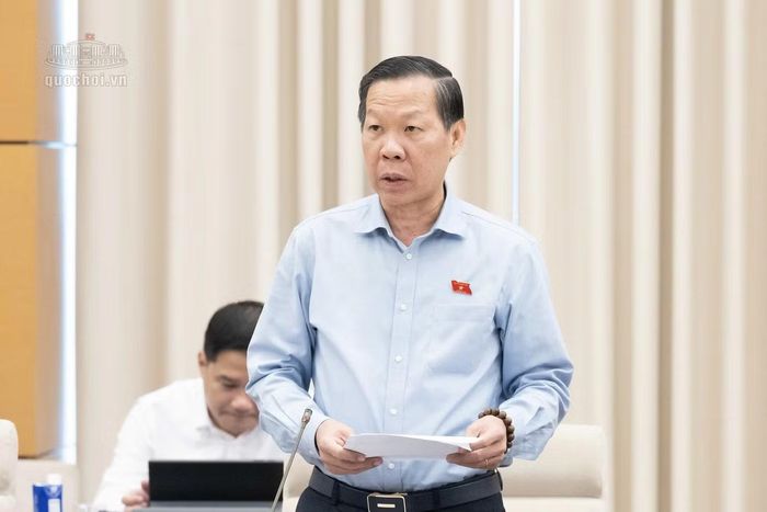 Chủ nhiệm Ủy ban Kinh tế và Tài chính Phan Văn Mãi. (Ảnh: QH)