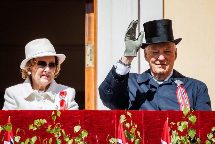 Vua Harald V và Hoàng hậu Sonja tại sự kiện ở Oslo vào tháng 5. Ảnh: Getty Images.