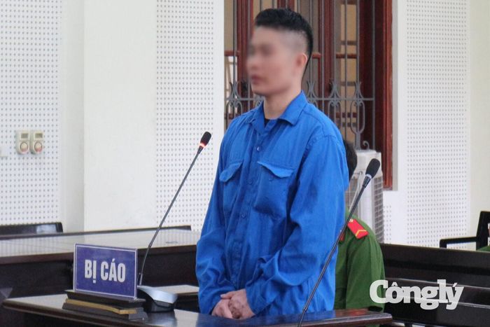 Bị cáo Nguyễn Đình Khánh tại tòa.