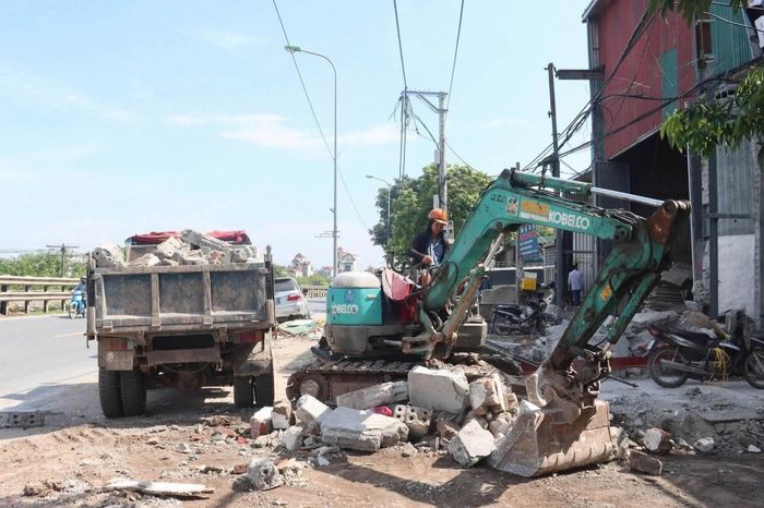 Dự án mở rộng QL1A đoạn qua xã Đại Xuyên ảnh hưởng 585 hộ dân. Ảnh: UBND xã Đại Xuyên