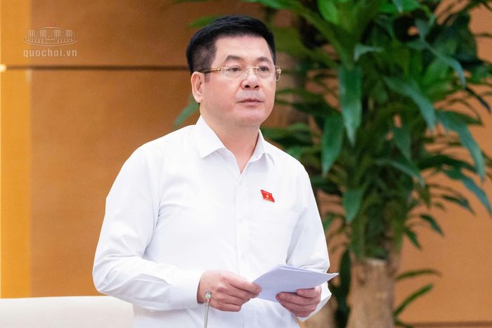 Phó Chủ tịch Quốc hội Nguyễn Hồng Diên phát biểu. Ảnh: Quốc hội