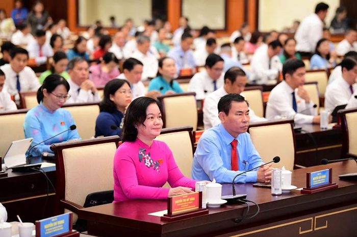  Các đại biểu tham gia kỳ họp HĐND TP Hồ Chí Minh, sáng 27/8/2026. (Ảnh: Quang Định) 
