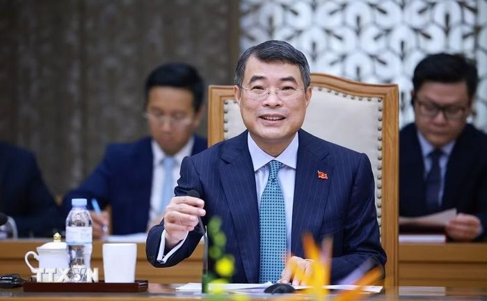 Thủ tướng Lê Minh Hưng tiếp ông Roh Tae Moon, Tổng Giám đốc điều hành Samsung điện tử. (Ảnh: Dương Giang/TTXVN)