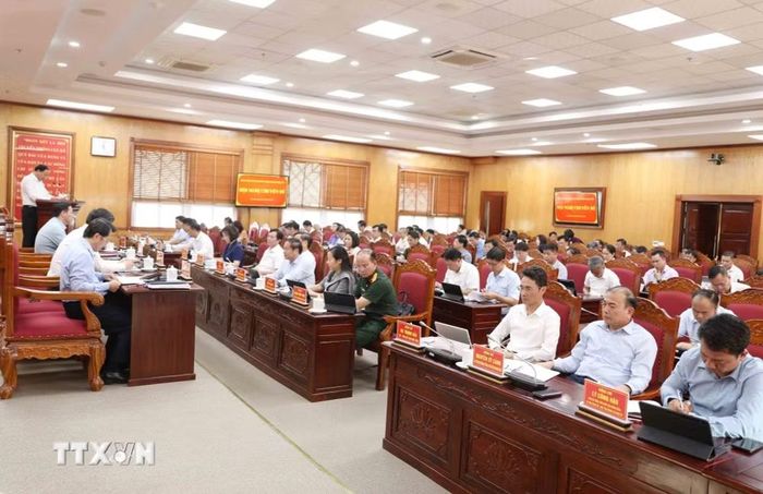 Các đại biểu tham dự Hội nghị. (Ảnh: Quý Trung/TTXVN)