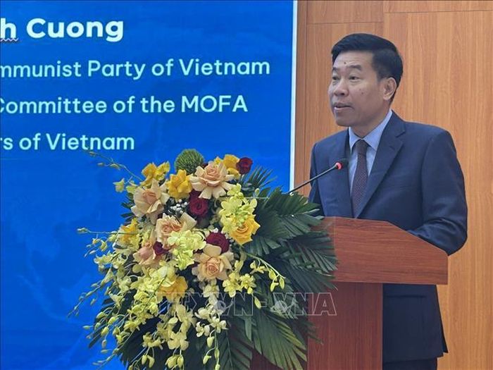 Thứ trưởng Bộ Ngoại giao Việt Nam Nguyễn Mạnh Cường đánh giá, Việt Nam và Ấn Độ đang cùng đối diện với những thách thức bất định, phân mảnh và chia rẽ ngày càng sâu sắc của thế giới.