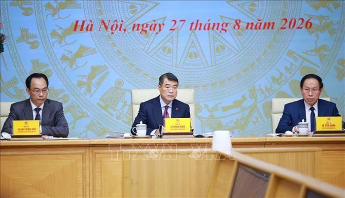 Thủ tướng Lê Minh Hưng dự Hội nghị tổng kết năm học 2025-2026 và triển khai năm học 2026-2027. Ảnh: Dương Giang/TTXVN