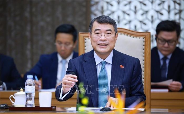 Thủ tướng Lê Minh Hưng tiếp ông Roh Tae Moon, Tổng Giám đốc điều hành Samsung điện tử. Ảnh: Dương Giang/TTXVN