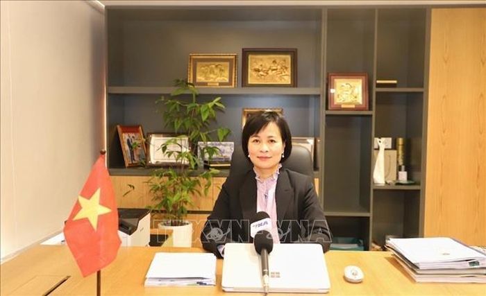 Bà Lê Đức Hạnh, Tổng Lãnh sự Việt Nam tại Hong Kong (Trung Quốc). Ảnh: Lưu Xuân Vịnh/PV TTXVN tại Hong Kong (Trung Quốc)