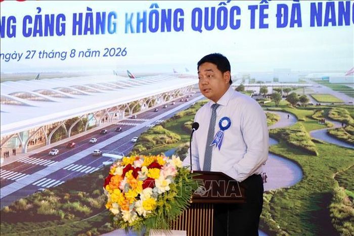 Quyền Tổng Giám đốc ACV Nguyễn Đức Hùng phát biểu tại lễ công bố.