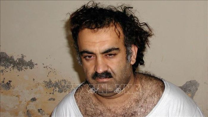 Kẻ chủ mưu vụ khủng bố ngày 11/9/2001 Khalid Sheikh Mohammed trong ảnh công bố hồi tháng 3/2003. Ảnh: REUTERS/TTXVN