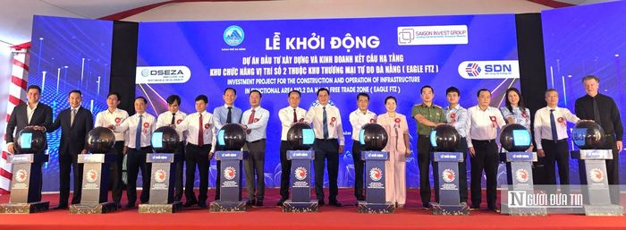 Dự án Eagle FTZ tại vị trí số 2 Khu thương mại tự do Đà Nẵng có quy mô 75ha, tổng vốn đầu tư hơn 1.568 tỷ đồng, chính thức khởi động.