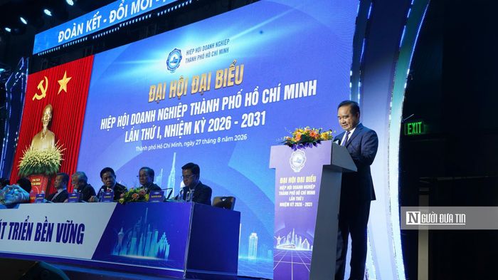 Chủ tịch UBND Tp.HCM Nguyễn Văn Được phát biểu ý kiến chỉ đạo tại Đại hội.
