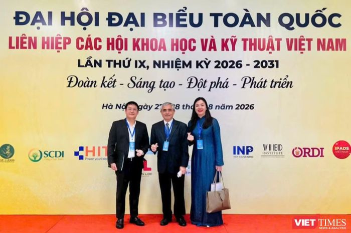 Đoàn lãnh đạo Hội Truyền thông số Việt Nam (VDCA) tham gia Đại hội. Ảnh: NH.