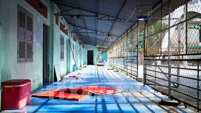 Khu nhà ở của vận động viên đá tại Trung tâm Huấn luyện và Thi đấu Thể thao tỉnh Tây Ninh (cơ sở 1). Ảnh: Minh Phú – TTXVN