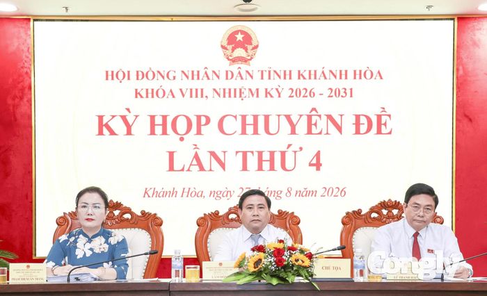 HĐND tỉnh Khánh Hòa khóa VIII, nhiệm kỳ 2026-2031 khai mạc Kỳ họp chuyên đề lần thứ 4.