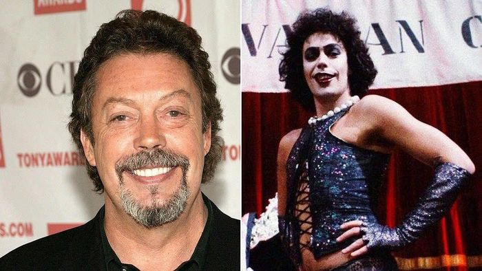Tim Curry cùng với tạo hình vai diễn để đời Frank-N-Furter của ông. Ảnh: The New York Times