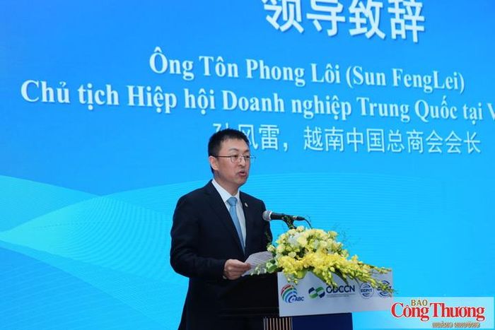 Ông Tôn Phong Lôi (Sun Fenglei), Chủ tịch Phòng Thương mại Trung Quốc tại Việt Nam