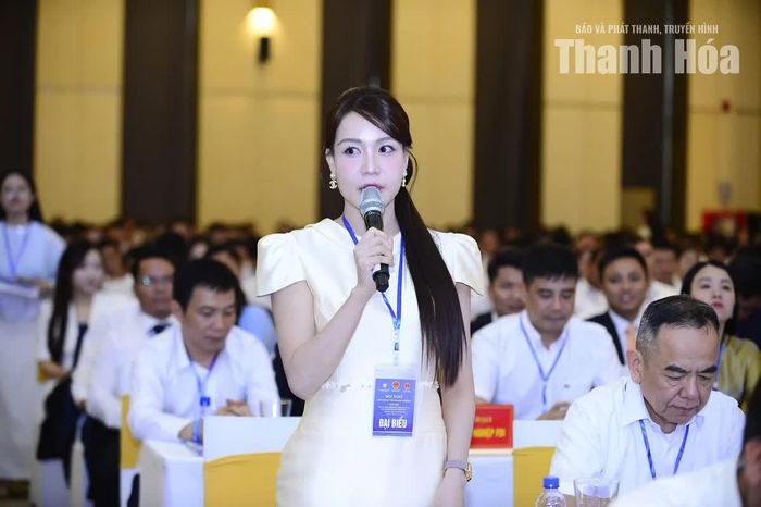 Bà Lê Thị Nhật Lâm, Tổng Giám đốc Công ty CP Vận tải Quốc tế Sky Group.